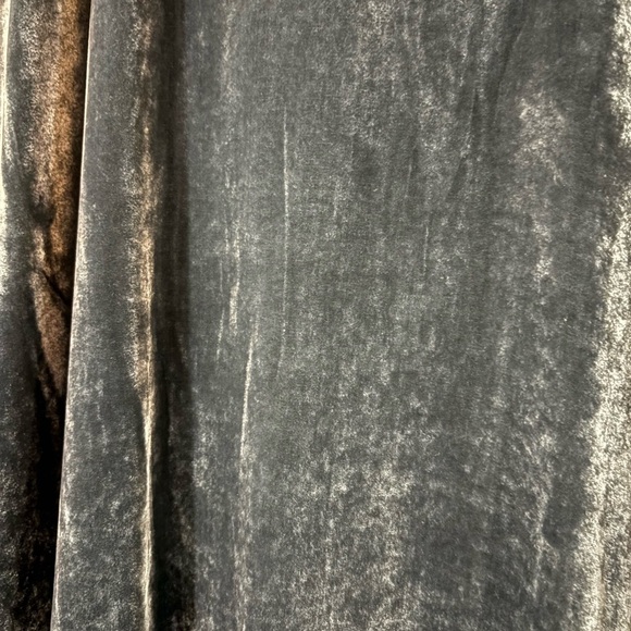 Beautiful Bella Dahl Slate Blue Velvet Halter Mini Dress. Keyhole Back. - Picture 4 of 15